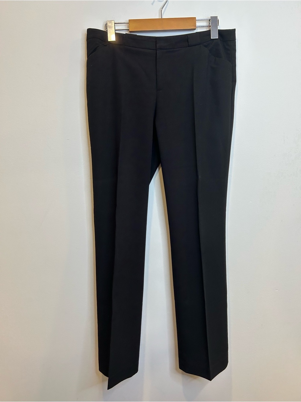 G2000 Women’s Flat Front Straight Leg Dress Pants Black